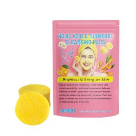 Cleansing And Skincare Turmeric Kojic Acid Cleansing Pad (Option: Clean gasket-3PCS)